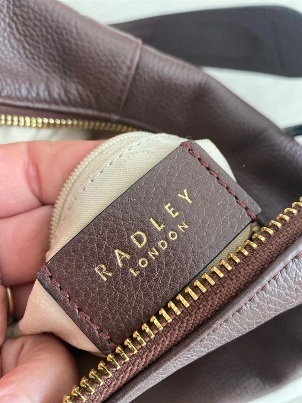 Radley London Postman Mews Medium Leather Shoulder Bag - Rich Brown Hobo